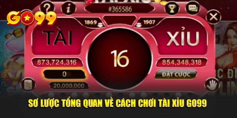 Sơ lược tổng quan về cách chơi tài xỉu GO99 